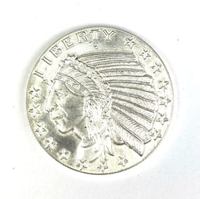 Golden State Mint Indian Head 1/2 oz .999 Fine Silver Round