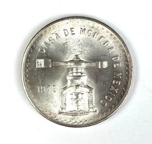 1979 Casa de Moneda de México 1 Onza 33.62 Grams .925 Sterling Silver