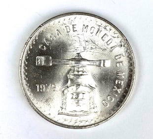 1979 Casa de Moneda de México 1 Onza 33.62 Grams .925 Sterling Silver