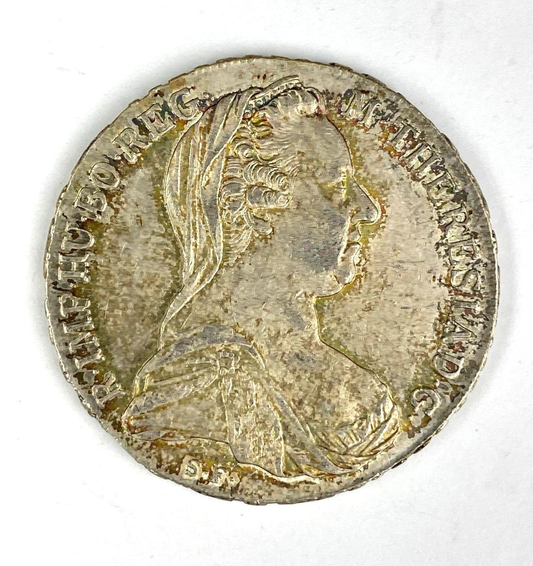 1780 Austria Maria Theresa Silver Thaler Coin: 1780 Austria Maria Theresa Silver Thaler Coin