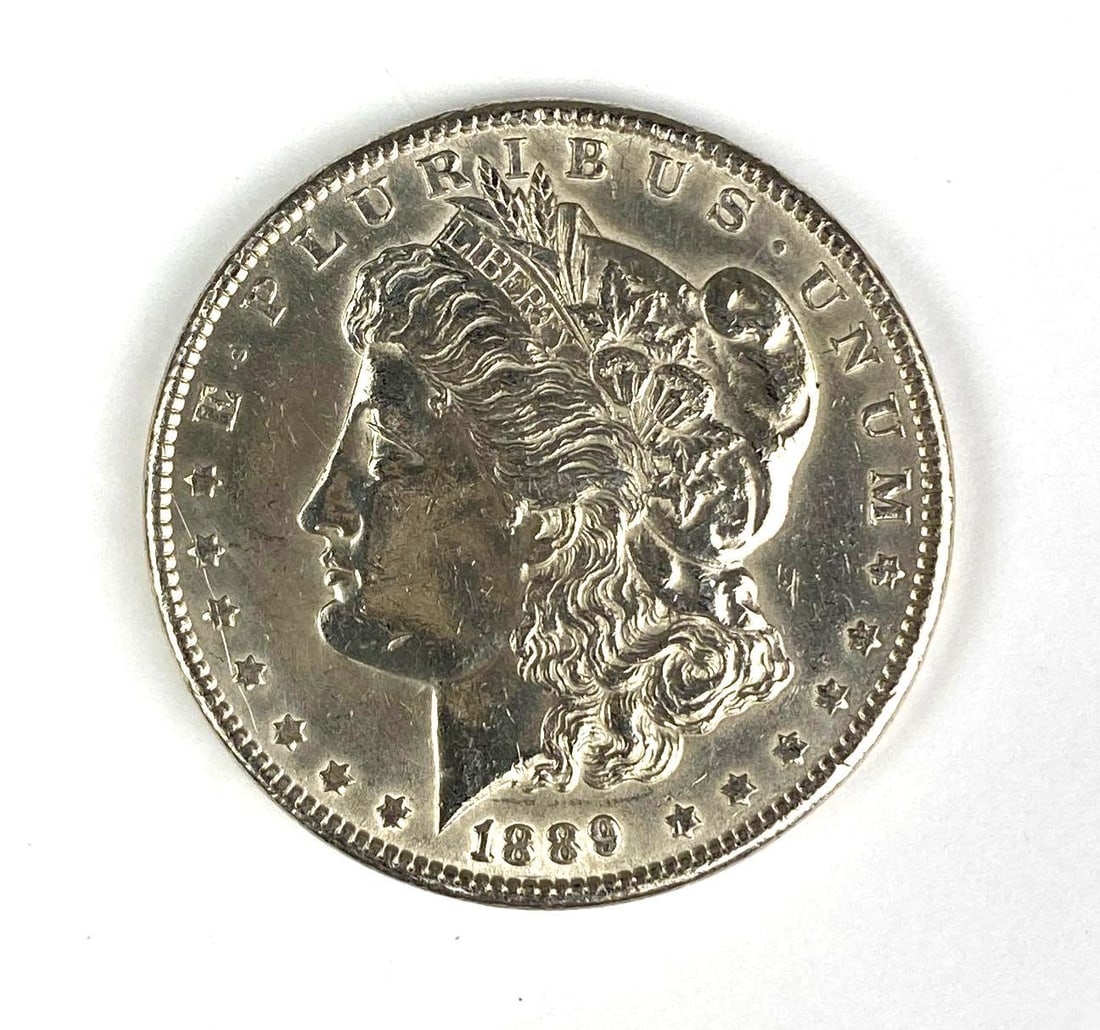 1889 US Morgan Silver Dollar (1 of 2)