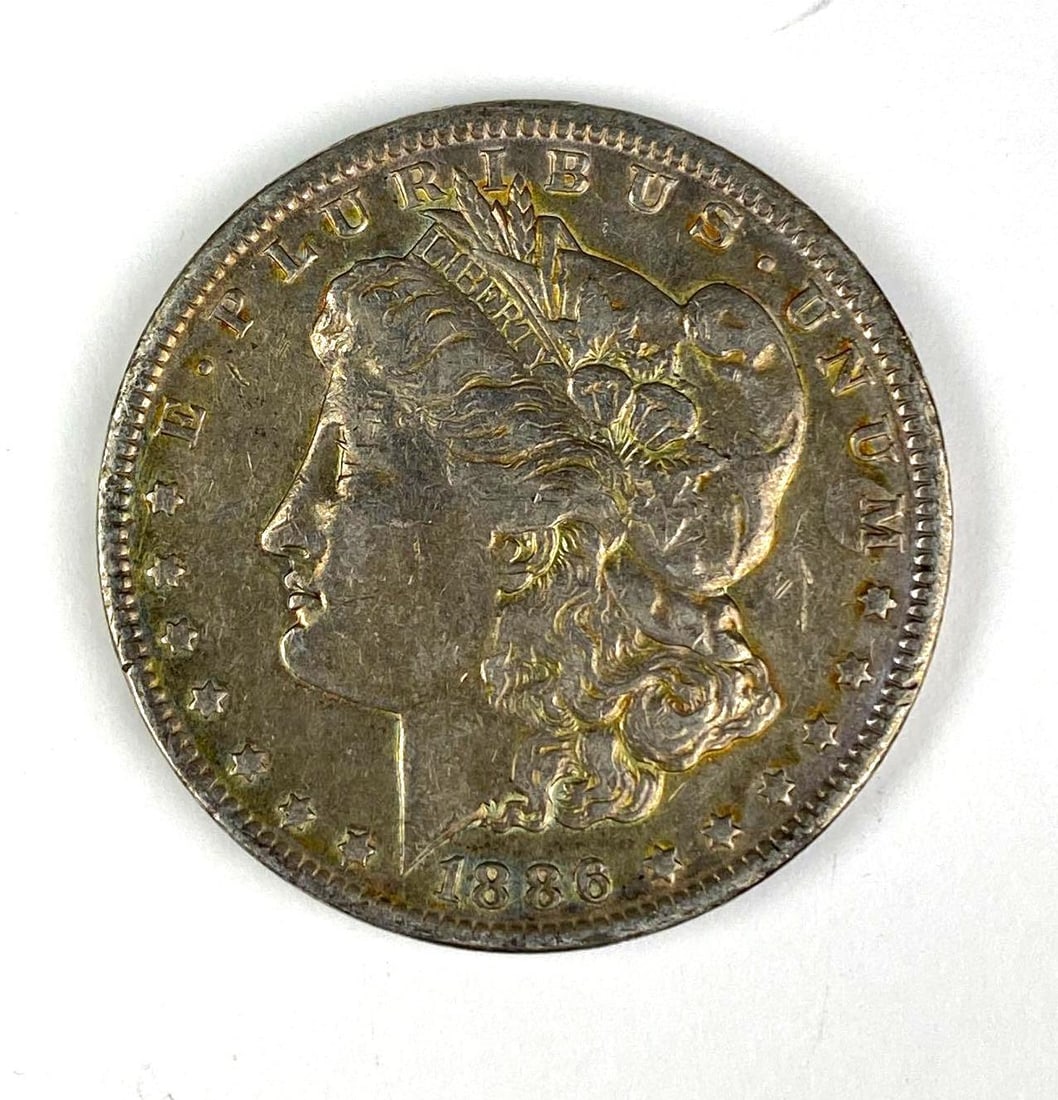 1886 US Morgan Silver Dollar (1 of 2)