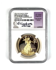 2016 W American Gold Eagle $50 NGC Graded PF70 Ultra Cameo
