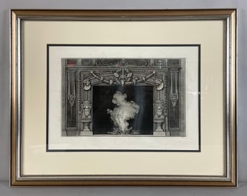 Antique Piranesi Diverse Manieri Chimneypiece Lithograph