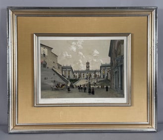 Antique Benoist Il Campidoglio Lithograph