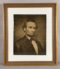 Antique Abraham Lincoln Portrait Engraving