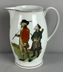 Mottahedeh Society of Goffers at Blackheath Porcelain Pitcher