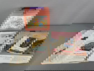 Group of Vintage Car Catalogues and More