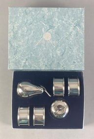 Set of Web Silver Co Pewter Tableware