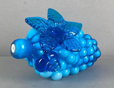 Blue Cased Art Glass Grape Bundle