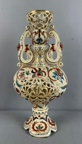 Vintage Capodimonte Italian Porcelain Vase