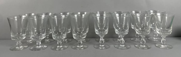 Group of Stemmed Glassware