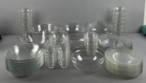 Group of Glass Dinnerware