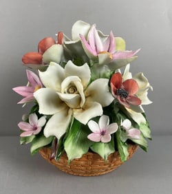 The Spring Flowers of Capodimonte Palace Porcelain Flower Arrangement