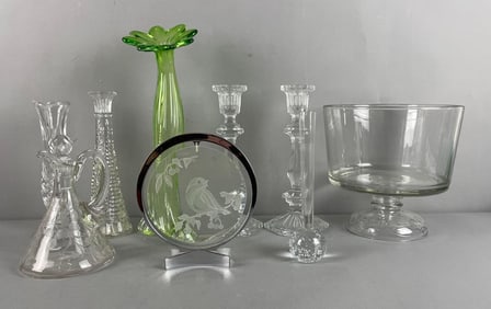Group of Glass Vases and More