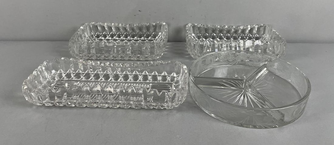 Group of Vintage Pressed Glass Dishes (1 of 2)