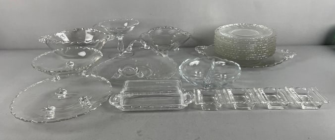 Group of Vintage Fostoria Century Glass Dishes