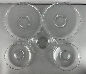 Group of Vintage Fostoria Century Glass Serving Dishes