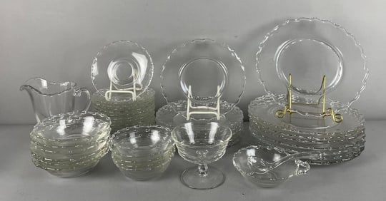 Group of Vintage Fostoria Century Glass Dishes