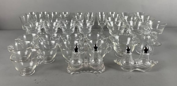 Group of Vintage Fostoria Century Stemmed Glasses and More