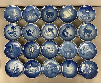 Group of 1970s / 80s Royal Copenhagen Mother's Day Plates and More
