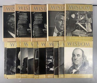 Group of Vintage Wisdom Magazines