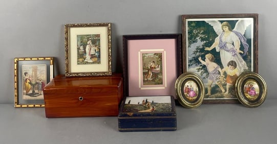 Group of Vintage Advertising Cards and More