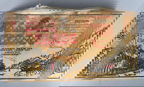 Vintage Louis Marx Wells Fargo Western Electric Train Set