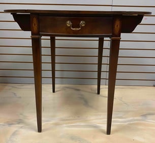 Imperial Drop Leaf Mahogany Side End Table