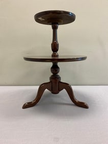Mahogany 2 Tier Dumb Waiter Table