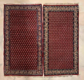 Group of 2 Basiran Persian Handmade Rugs