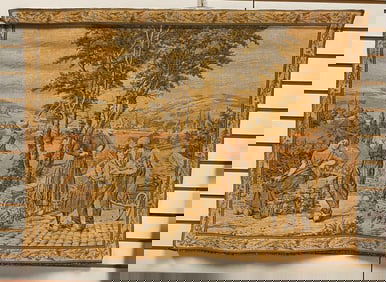 Vintage 1970’s French Tapestry Panel