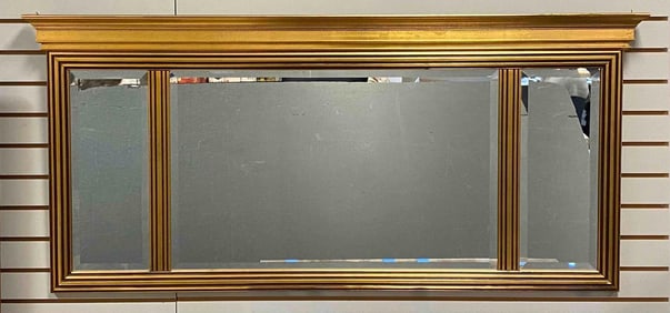 Regency Style Glit Overmantel Mirror