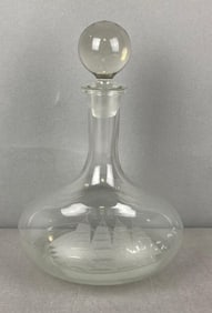 Toscany Crystal Clipper Decanter