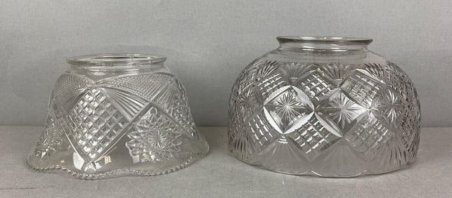 Group of 2 Crystal Light Shades