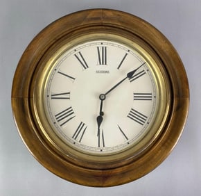 Antique Sessions Foyer Wall Clock