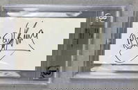 Signed BB King Index Card Beckett Authentic