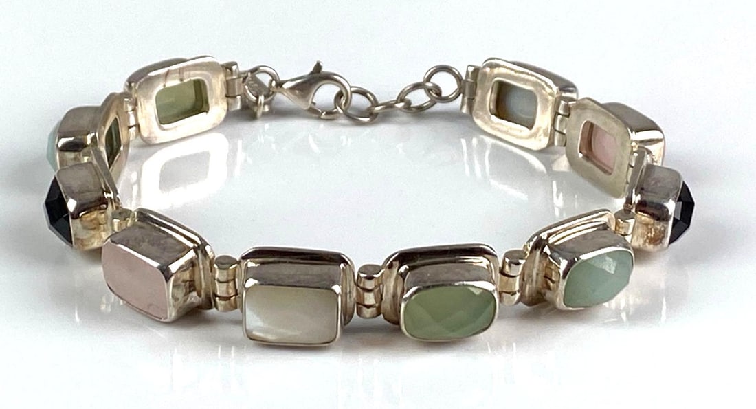 Baroni Designs Sterling Silver Multi-Gem Bracelet (1 of 2)