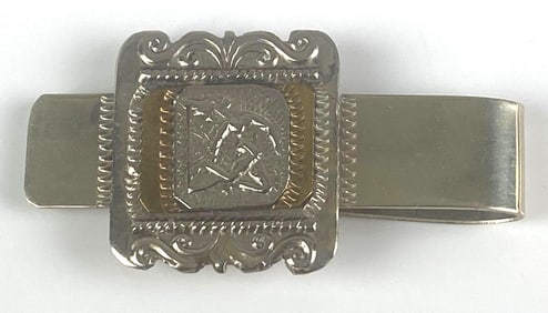 Taxco Sterling Silver Figural Money Clip