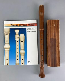 Olympian Wood Recorder With Case