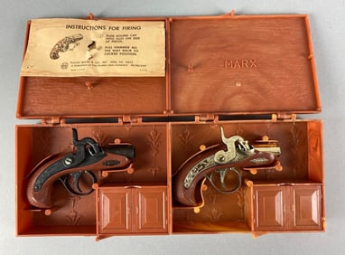Group of 2 Vintage Marx The Derringer Toy Cap Guns