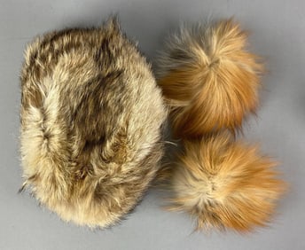 Fur Hat and Ear Muffs