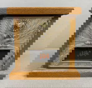 Antique US Post Office Box Door Federal Eagle Coin Bank