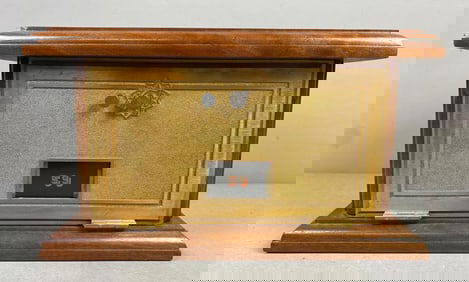 Antique US Post Office Box Door Federal Eagle Coin Bank