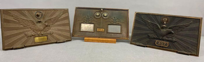 Group of 3 US Eagle Bank/Postal Doors