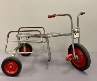 Vintage 1966 Angeles Silver Rider Convert-Able Trike