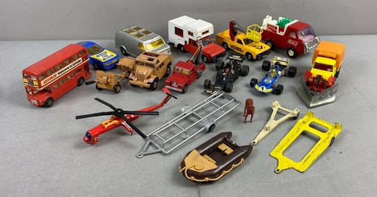 Group of 20 Corgi Die Cast Vehicles and More