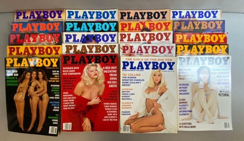 Group of 20 Play Boy Magazines