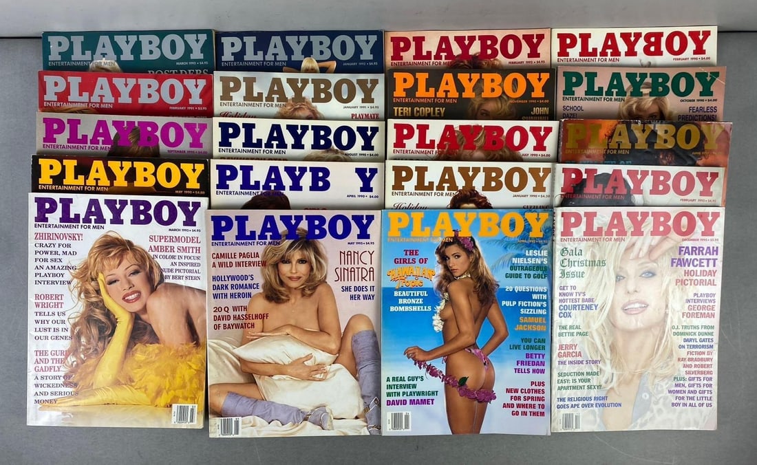 Group of 20 Playboy Magazines (1 of 3)