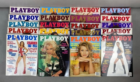 Group of 20 Playboy Magazines